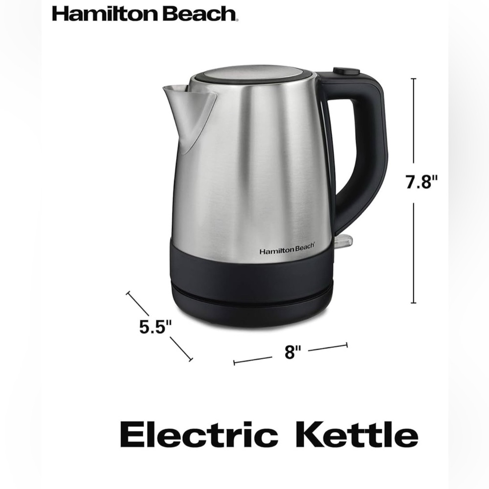 Hamilton Beach 1L Electric Tea Kettle